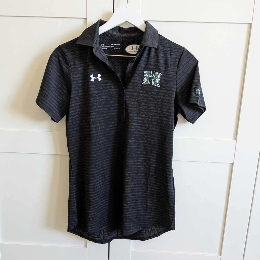 Under Armour Womens Black Polo Shirt XS